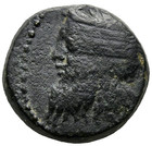  horseman  Mysia  Adramytion   4th Century Bc  Ae Bronze  15 7mm 4 9g  Lot A3455