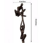 Couple Statue Figurines Art Home Bookshelf Decor Shelf Sitter Love Gift Bronze