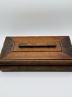 Antique Craftsman Era Handcrafted Wood Box With Lid