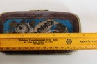 Antique 19th Century Andenken Blue Beaded German Sewing Souvenir Needle Case