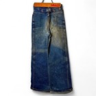 1800-1930 s Antique Sears roebuck And Co Buckle Back  Suspender Jeans Slim 12