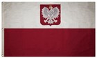 3x5 Embroidered Sewn Poland Eagle Polish Polska 100  Cotton Flag 3 x5 