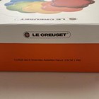 Le Creuset Flower Plate Dish Rainbow 5 Color Set Japan Limited S Size 23cm