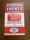 Vtg New York Rangers Knicks Nhl Nba Schedule Msg 1984 Roy Jordan Msg Debut