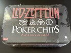Vintage Led Zeppelin Poker Chips Cards Collector s Tin 2005 Bravado Sealed Rare