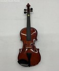 Brown Wood Orchestral 4-string Standard Violin Instrument With Case