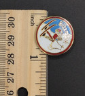 Vintage Ski Skiing Pin Sitzmark Vail Colorado Co  Red White Blue Gold Tone Funny