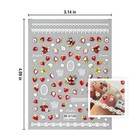 Nail Stickers For Nail Art Cute Strawberry Lace Nail Art Stickers 5d Nail 