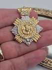  Wwii British Army Duke Of Edinburgh s Own Volunteer Rifles Rhinestone Cap Badge