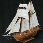 1 100 Halcon Wooden Sailing Boat Model Diy Kit Ship Assembly Decorati  go