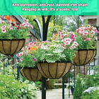 6pcs Coco Liner Hanging Basket Coconut Fiber Replacement Round Flower Basket