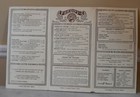Vintage Freddy s Restaurant Menu Signrd 1986
