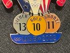 2002 Salt Lake City Utah Olympics Pin Usa Final Medal Count