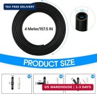 Windshield Washer Hose Repair Kit  13 Ft Universal Washer Fluid Hose With 12 Con