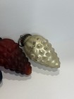 Vintage Lot Kugel Style 3 5   Grape Cluster Mercury Glass Christmas Ornament