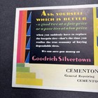 C 1930   s Goodrich Tires Ink Blotter Funky Art Deco Cementon New York Original