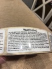 Vintage Football Helmet Warning Decals-riddell-set Of 5