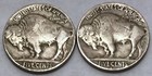 2 Piece Lot 1930 P And S Buffalo Nickel Set Nice Fine Coins Free Shipping 