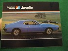 1974 Amc Javelin   Amx 2-piece Set Of Sales Brochures  1 Is Full Line  1 Javelin