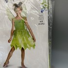 Tinker Bell Disney Girls Costume Disguise Size Small  4-6x  New
