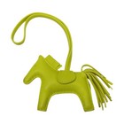 Hermes Rodeo Gm Bag Charm Milo Leather Lime U Stamp