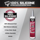 Dap 8648 Silicone Sealant  10 Oz  Cartridge  Clear  Silicone Base  Kitchen 