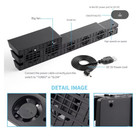 Ps4 Pro Slim Cooling Fan Usb Cooler For Sony Playstation 4