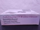 Calford Multi Channel Home Office Wireless Intercom System Charcoal 