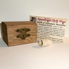 Civil War Bullet Battle Of Kennesaw Mountain With Card  Chest And Coa