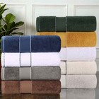 Niles Egyptian Giza Cotton Diamond Dobby Border Ultra-plush 3 Piece Towel Set
