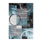 Rugshop Large Area Rugs For Living Room Abstract Circle Rug Modern Rugs 8x10 Rug