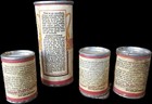 Lot Of 4 Vintage Dr Legear   s Antiseptic Healing Powder Horse Veterinary Tins