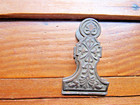 Antique Victorian Eastlake 2 7 8 Inch  Cast Iron Paper Clip Letter Holder 