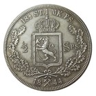 1844 Norway 1 2 Speciedaler