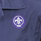 Boys Large Official Bsa Boy Scout Cub Scout Short Sleeve Shirt   Blue     -0550