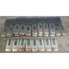 Lot 60 Refillable Butane Torch Lighters Silver Blue Cyberpunk Read Description