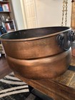 Copper Pot With Cast Iron Handles 20 Inch Diameter