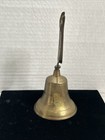 Vintage Horse Head Brass Bell 6 1 2    Tall