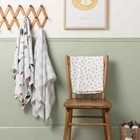 Cloud Island Colorful Muslin Swaddle Foilage Nursing Cover Baby Blanket Set Of 3