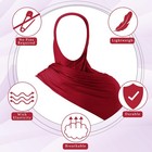 2 Pcs Instant Hijab Jersey Hijab For Women Muslim Head Scarf Soft Lightweight   
