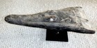 Sepik River Papua New Guinea Carved Canoe Prow  15 Inch On Metal Stand