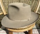 Vintage 40s Dobbs Twenty-five 7 5 8 Fedora Western Hat 3    Brim  6    Crown Hat Box