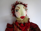 Rare Vintage Opera Art Doll Puppet Handmade Julie Anderson  26   Ooak  Tagged