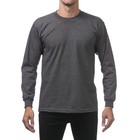 Proclub Mens Heavyweight Long Sleeve T Shirts Pro Club Casual Cotton Tee Shirt