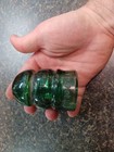 Vintage Brookfield Glass Insulator Greenish Number 3