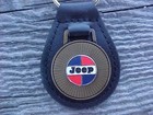 Amc Jeep Gold Leather Key Fob American Motors  Hi-quality Stunning Key Holder