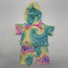 Build A Bear Tie Dye Hoodie Pants Track Sweat Suit Teddy Clothes Outfit - Read