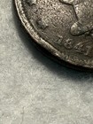 1841 Braided Hair Matron Head Large Cent 1c Small Rim Ding Nice Early Type Coin