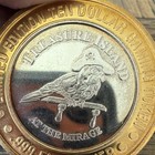 Treasure Island  999 Silver Limited Edition  10 Casino Token Las Vegas Nv  6 Oz
