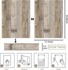 Wood Wallpaper Shiplap Peel And Stick Wallpaper Wood Grain Contact Paper 17 7   